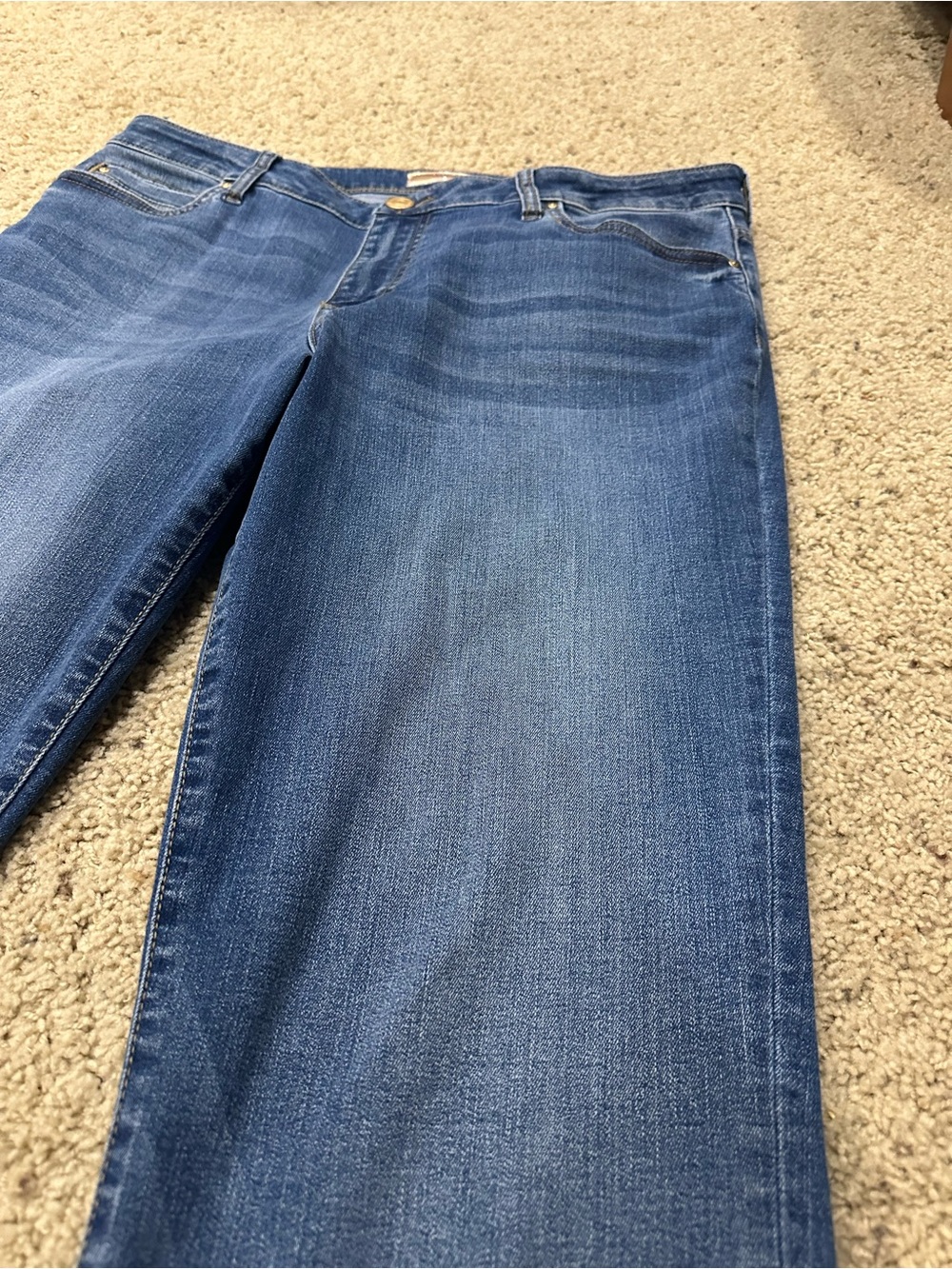 Kut From The Kloth Catherine Boyfriend Jeans Size 14 Medium Wash Denim - Picture 2 of 9